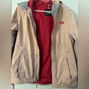 Medium Pink North Face 2 in 1 jacket.